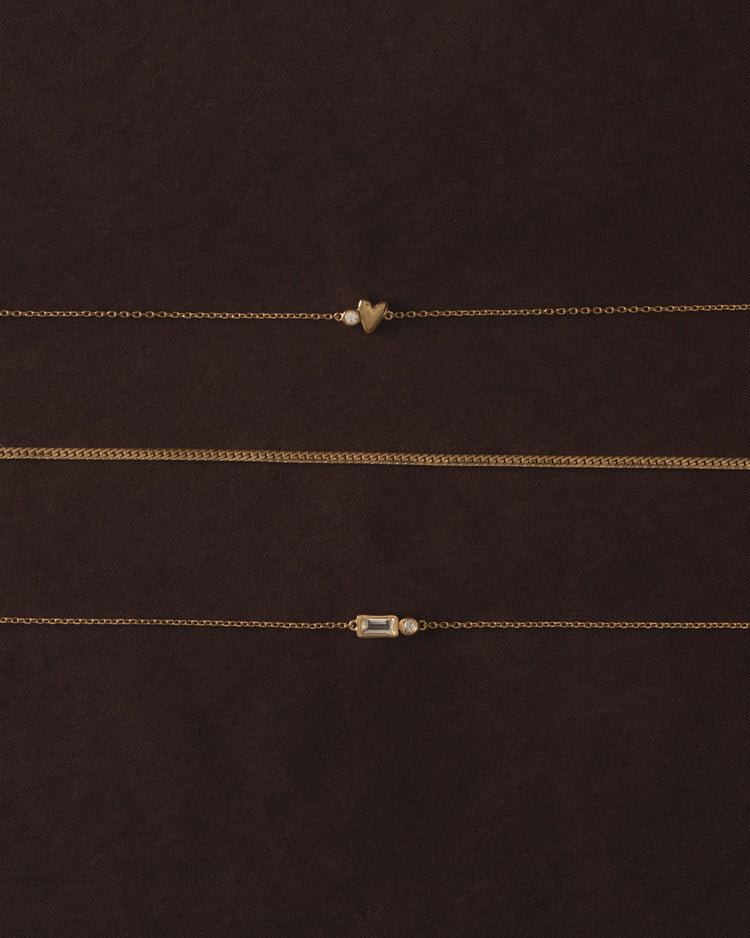ALIGNMENT CHAIN BRACELET (18K GOLD PLATED)