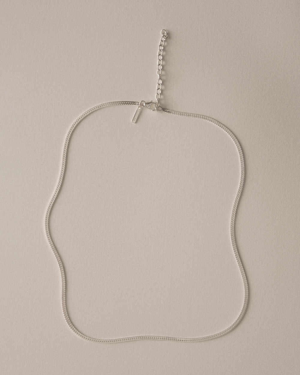 ALIGNMENT CHAIN NECKLACE (STERLING SILVER)