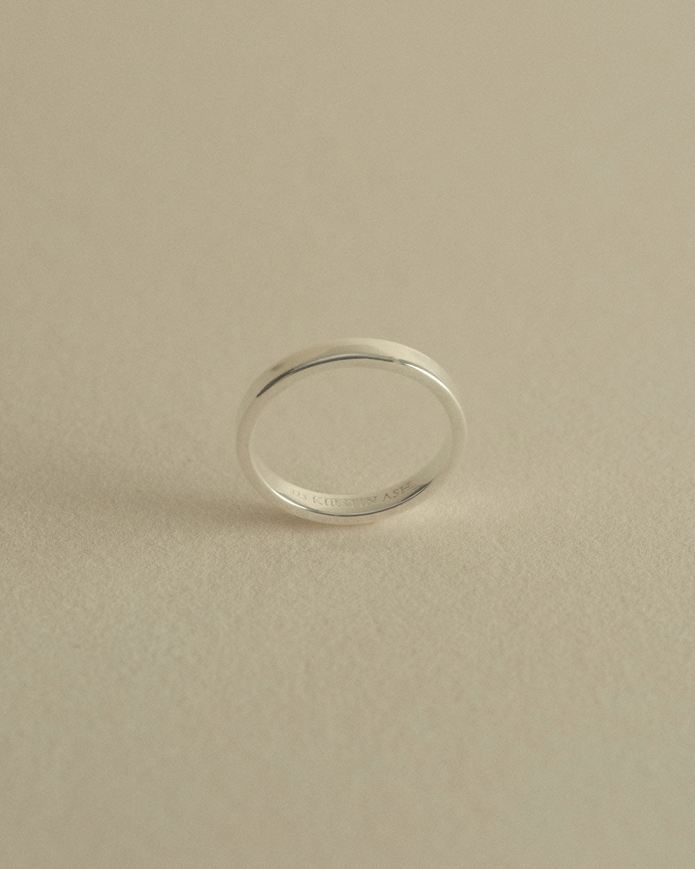CONTOUR SLIM RING (STERLING SILVER)