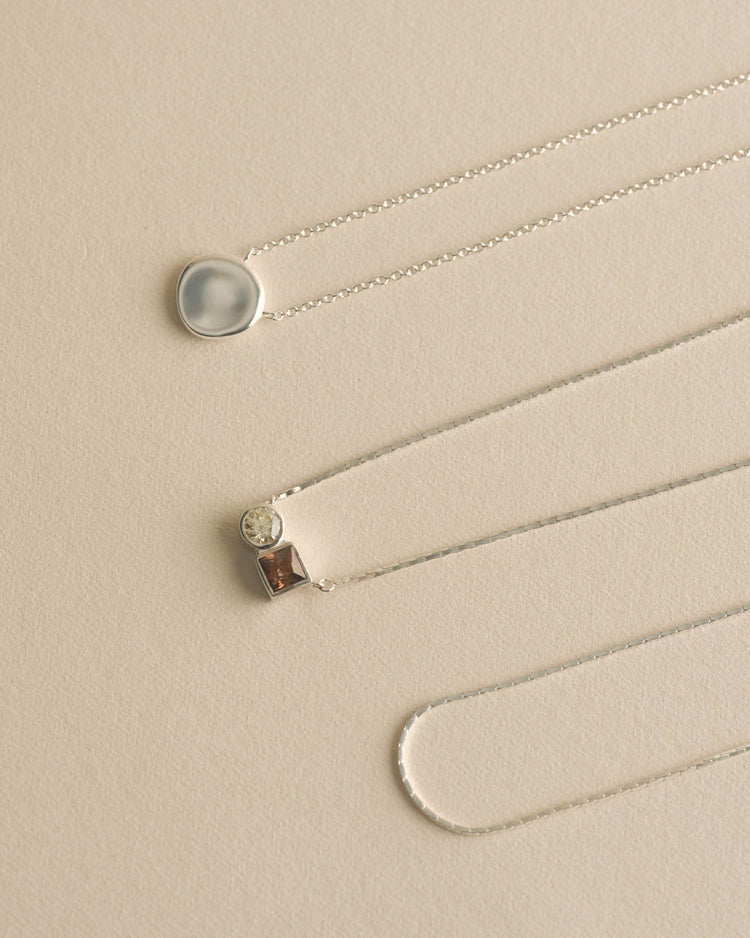DUALITY CHAIN NECKLACE (STERLING SILVER)