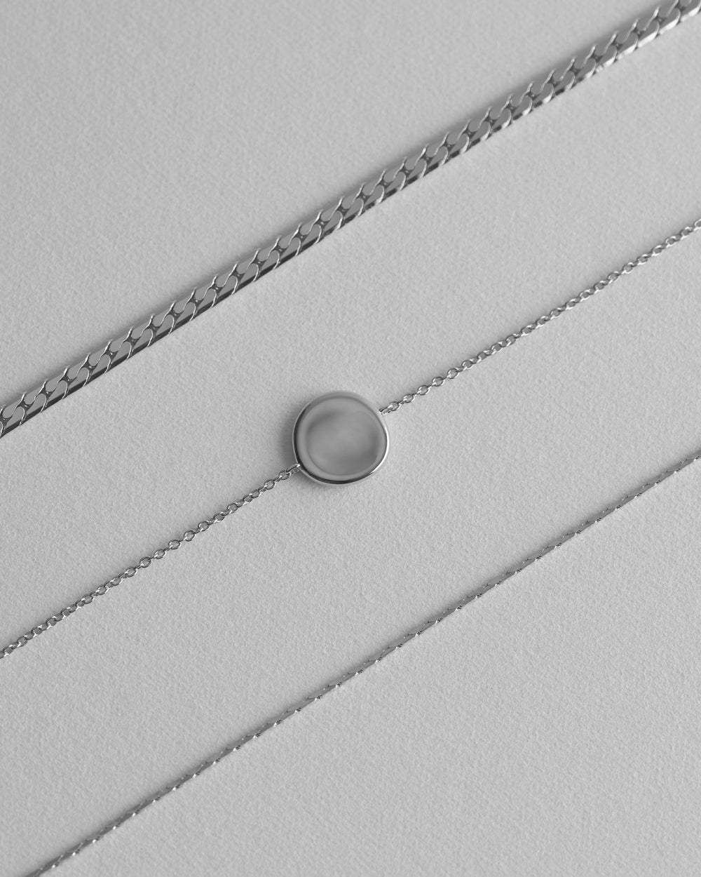 DUALITY CHAIN BRACELET (STERLING SILVER)