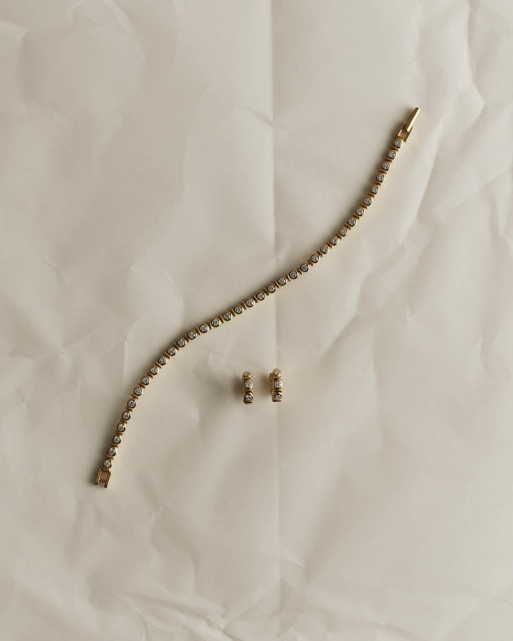 CLASSIC TENNIS SET (18K GOLD PLATED)