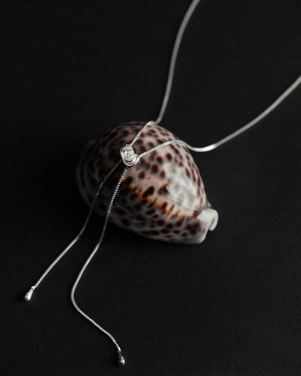 VESSEL LARIAT NECKLACE (STERLING SILVER)