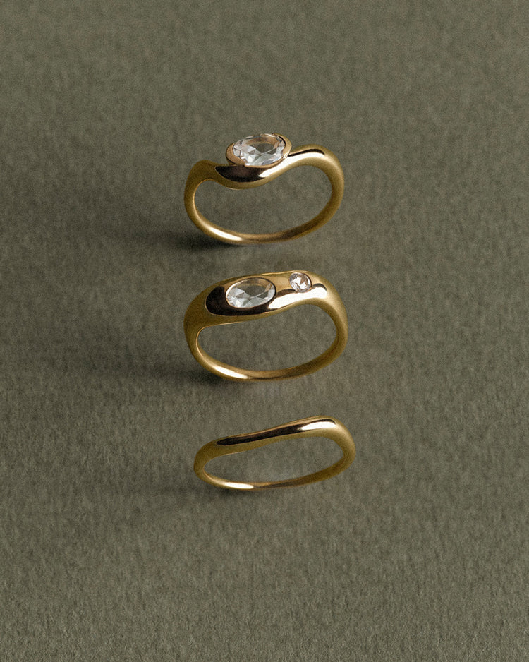 VESSEL RING (18K GOLD PLATED)