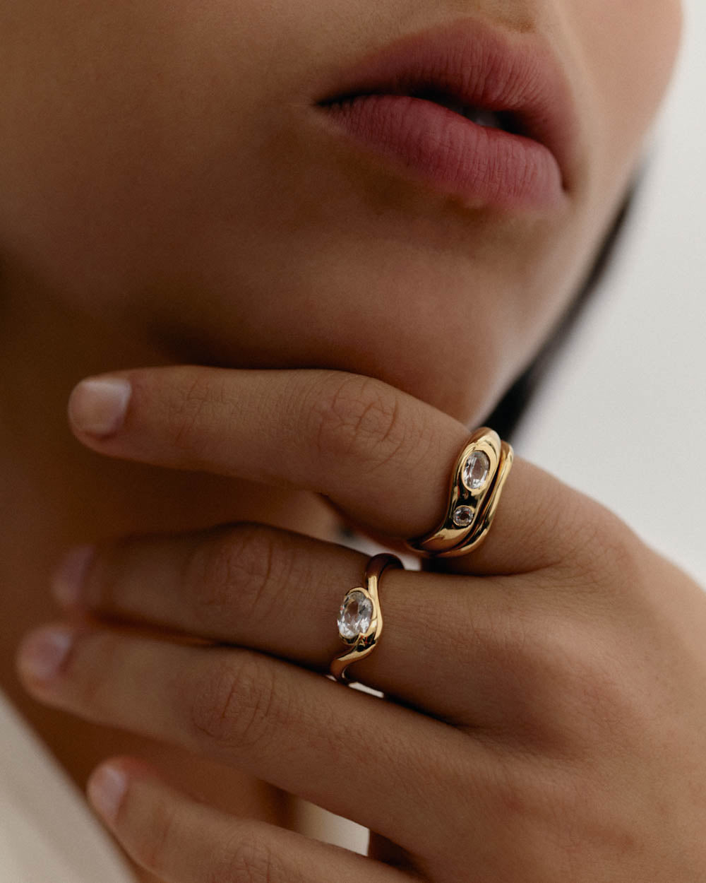 UNFOLD RING (18K GOLD VERMEIL)