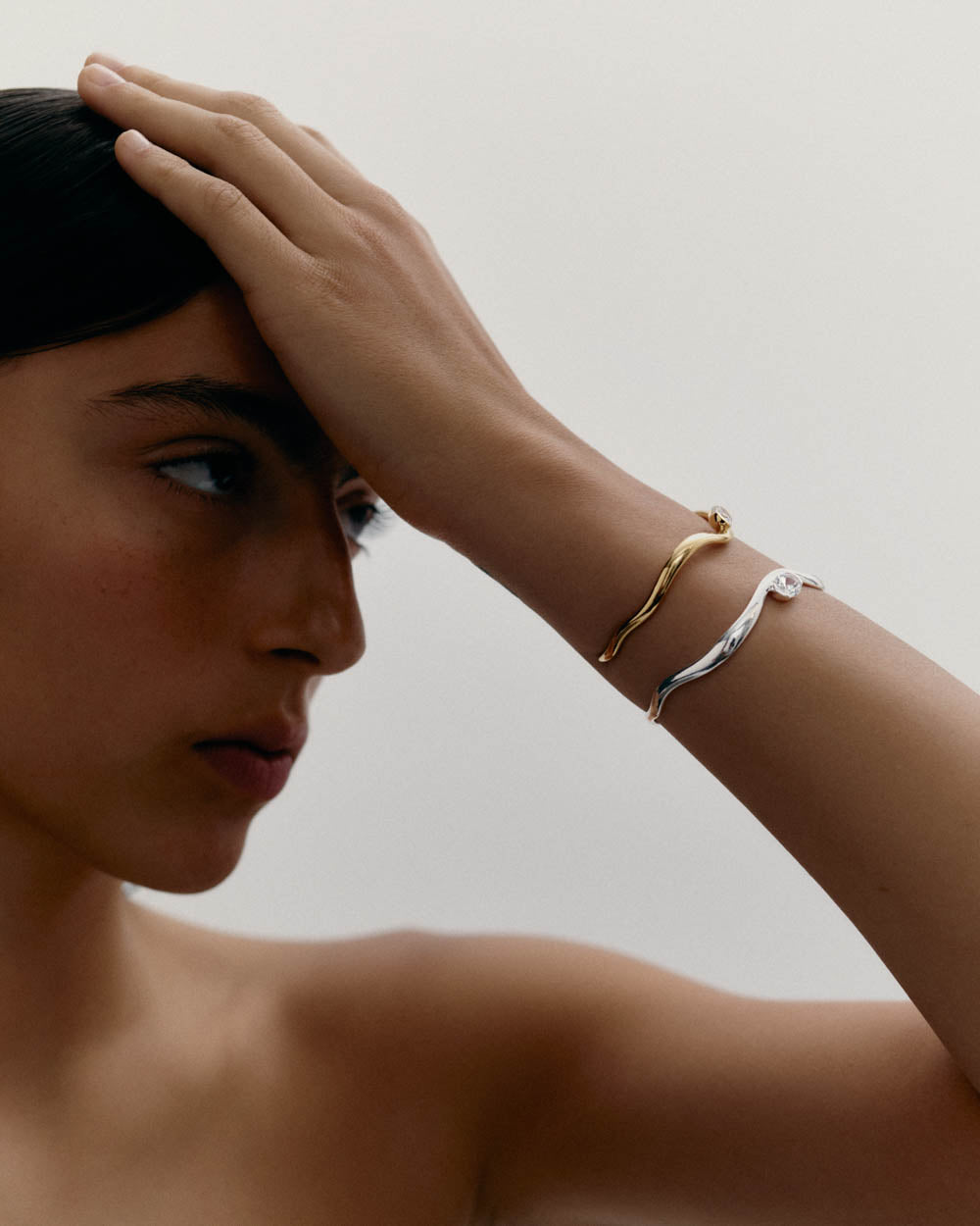 UNFOLD CUFF (18K GOLD PLATED)