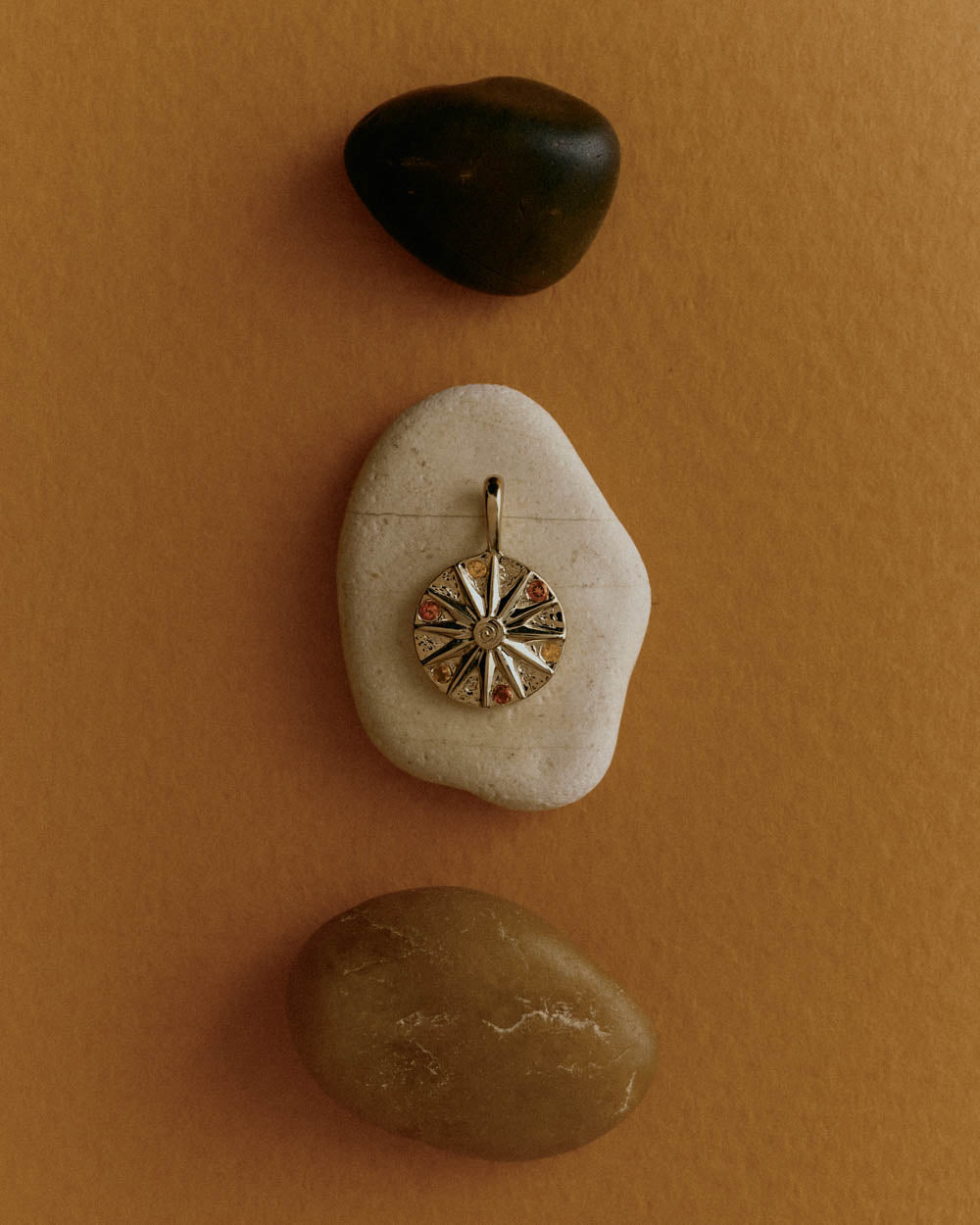 SACRED SUN CHARM (9K GOLD)