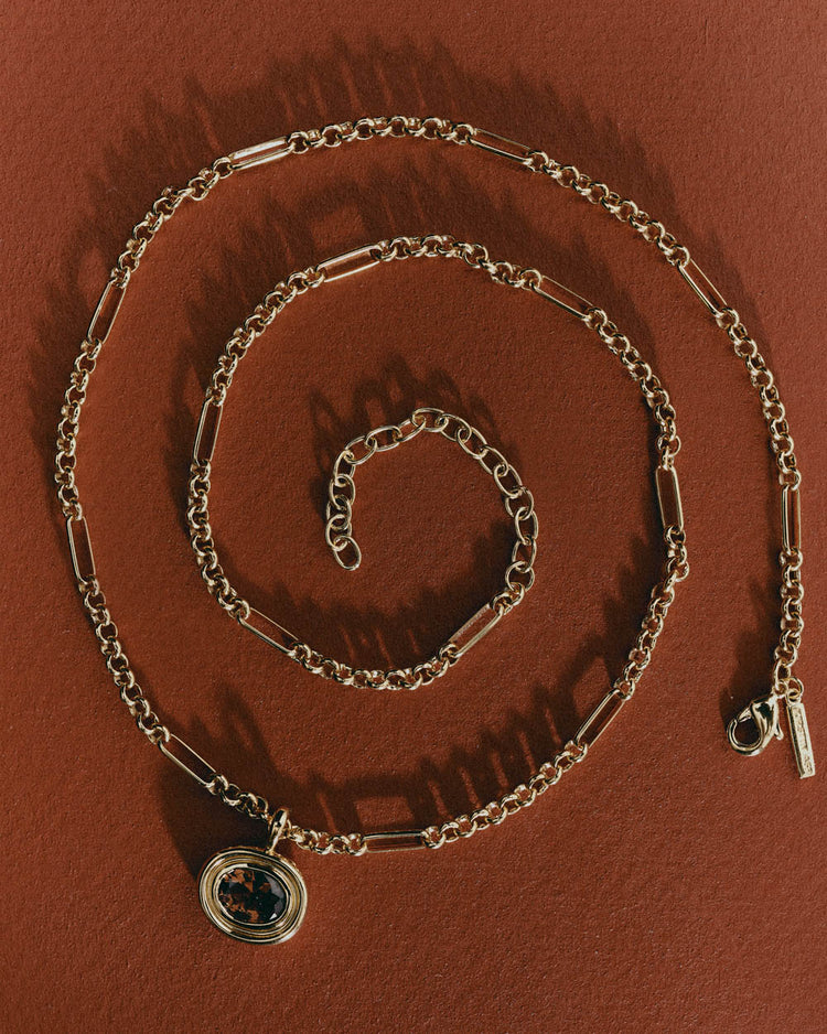 BELCHER CHAIN NECKLACE (18K GOLD PLATED)