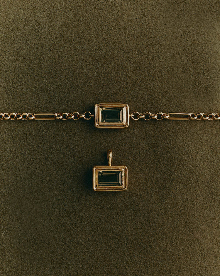 EBB RADIANCE PENDANT (18K GOLD PLATED)