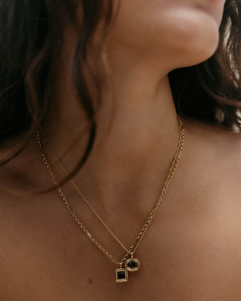 FIGARO CHAIN NECKLACE (18K GOLD VERMEIL)