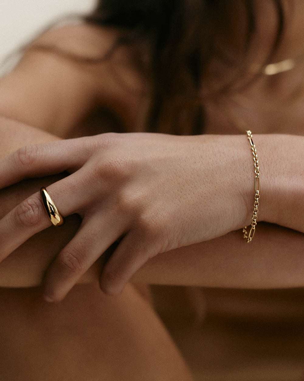 BELCHER CHAIN BRACELET (18K GOLD PLATED)