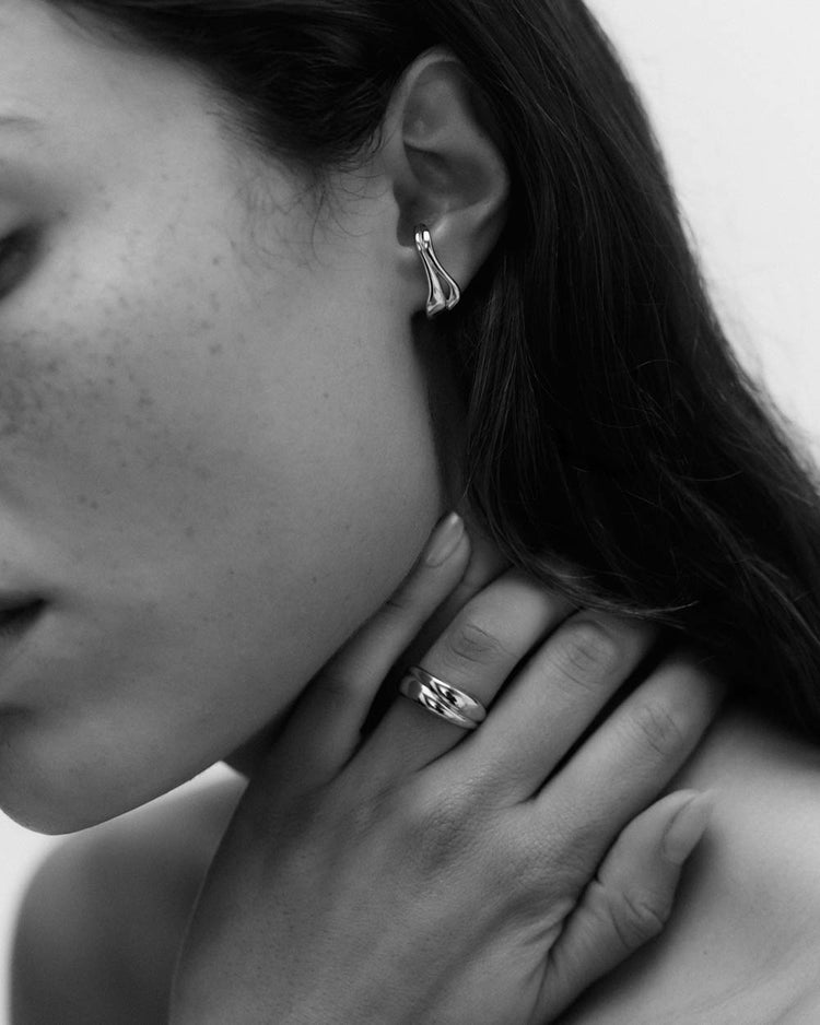 STATE OF BEING SUSPENDER STUDS (STERLING SILVER)