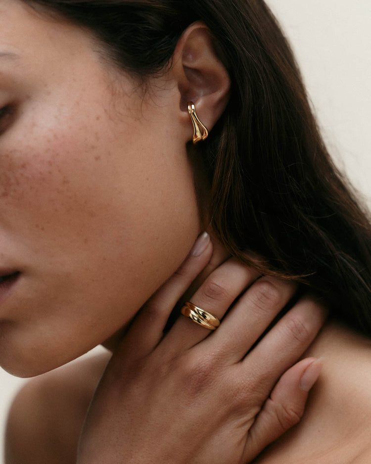 STATE OF BEING SUSPENDER STUDS (18K GOLD PLATED)