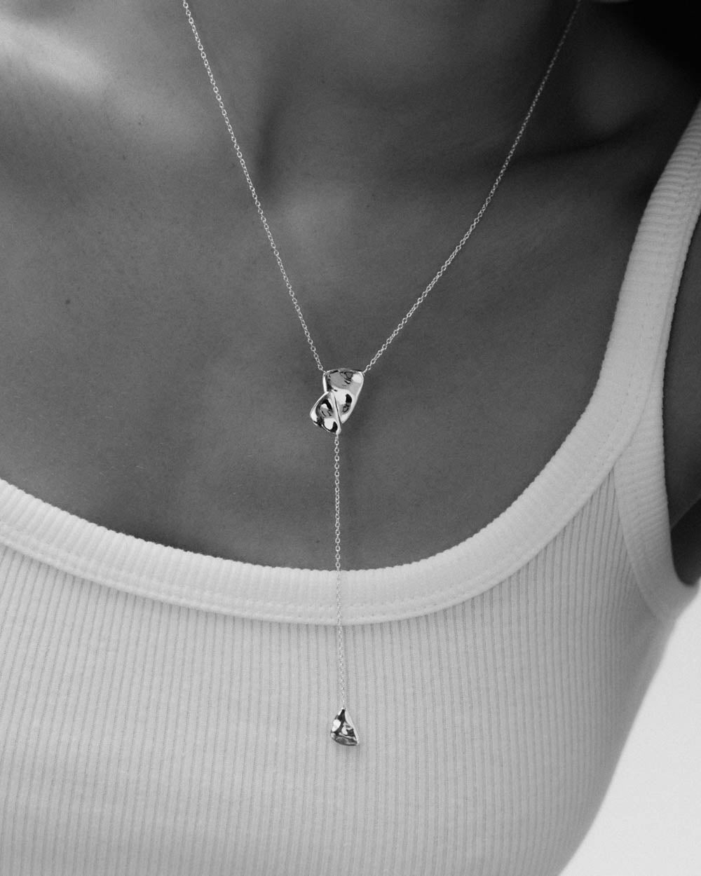 PORTAL LARIAT NECKLACE (STERLING SILVER)