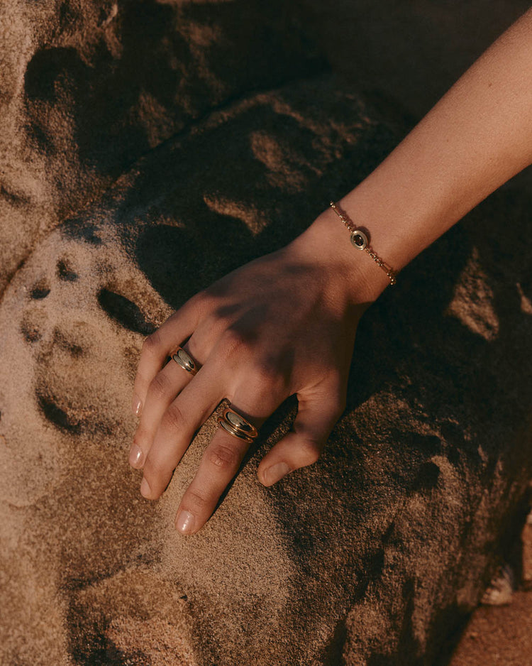 STATE OF BEING RING (18K GOLD PLATED)