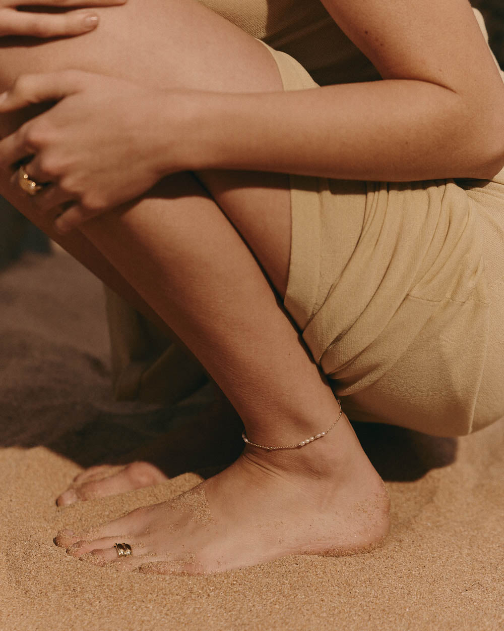 STATE OF BEING TOE RING (18K GOLD PLATED)