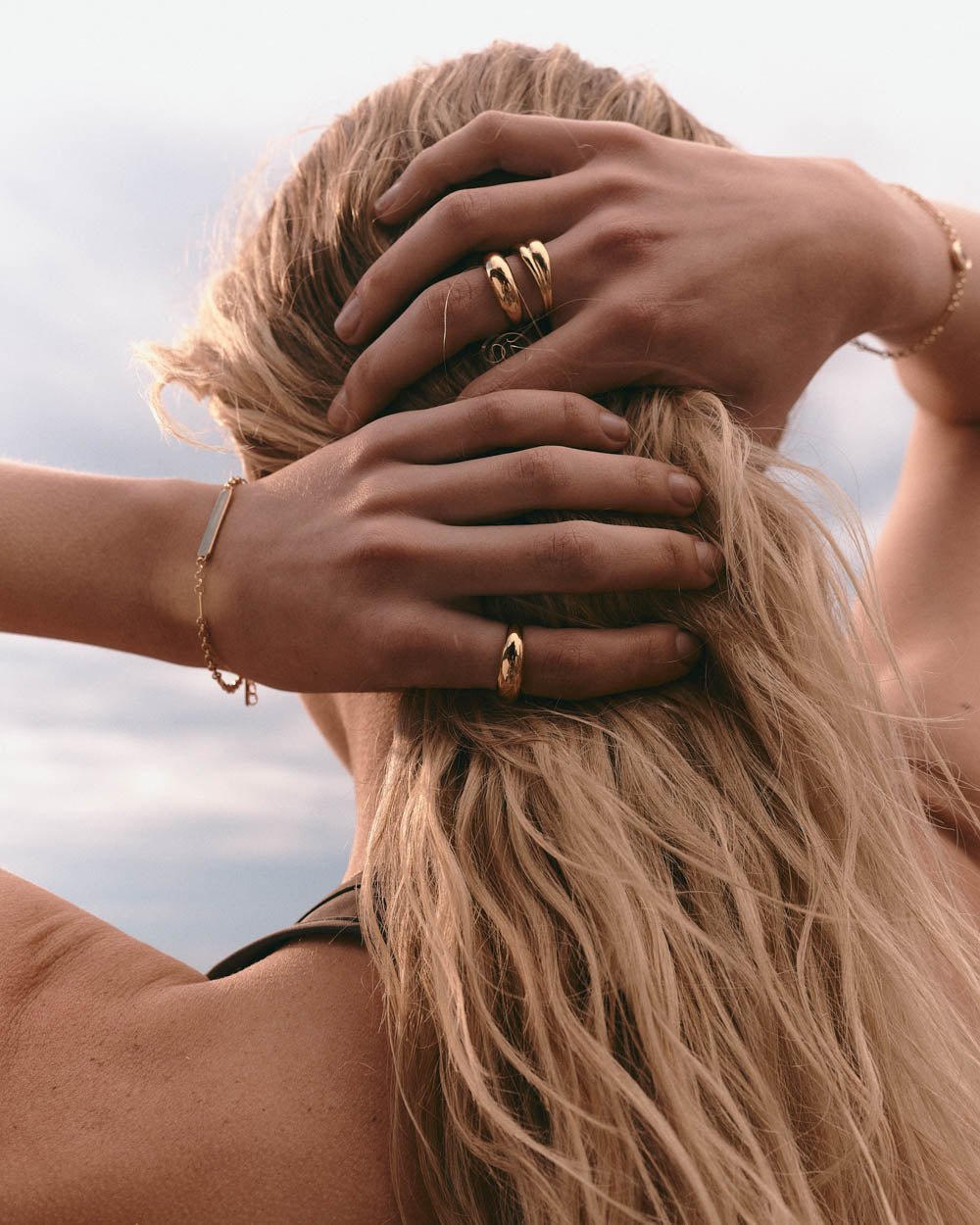 STATE OF BEING RING (18K GOLD PLATED)