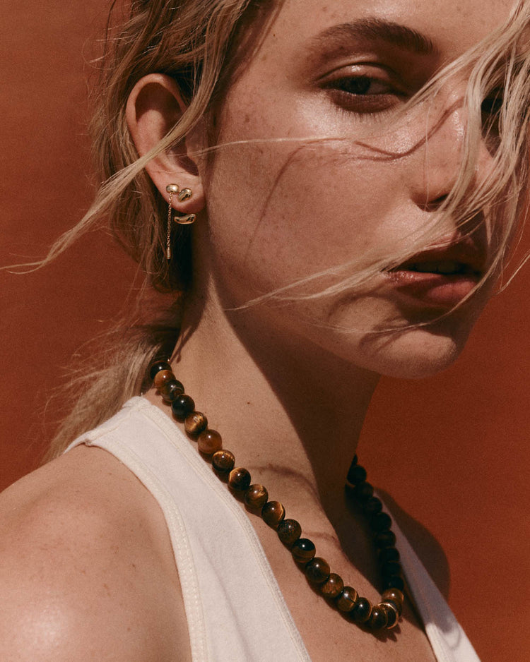 SACRED SUN EAR JACKET (18K GOLD PLATED)