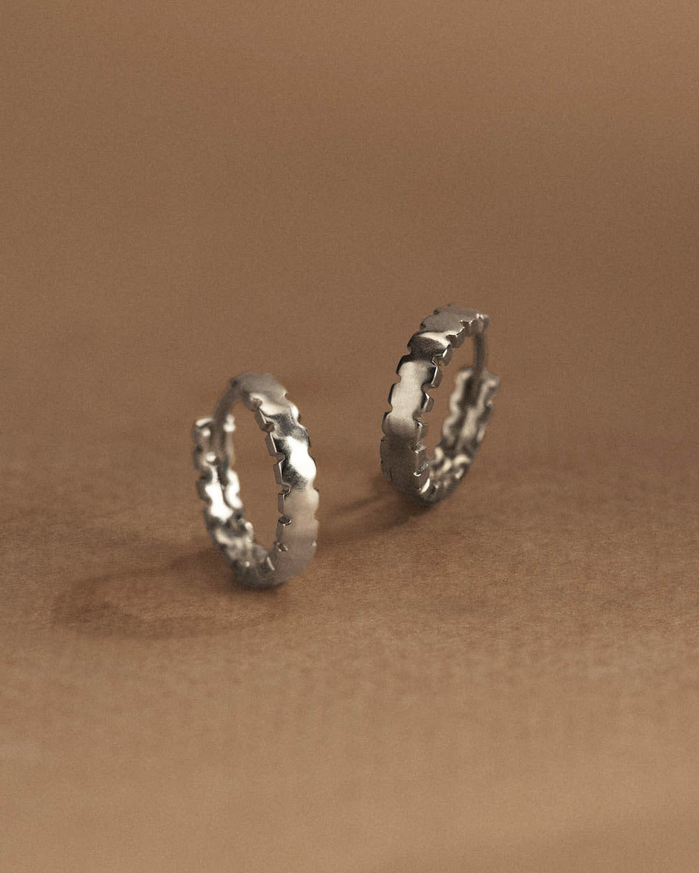 REALM HOOPS (STERLING SILVER)