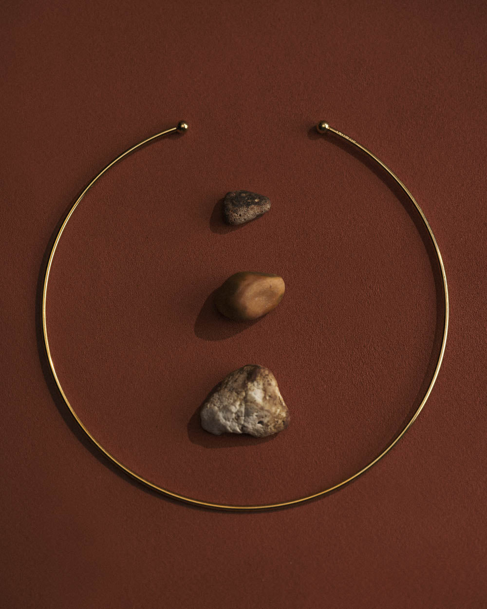 SACRED SUN COLLAR NECKLACE (18K GOLD PLATED)