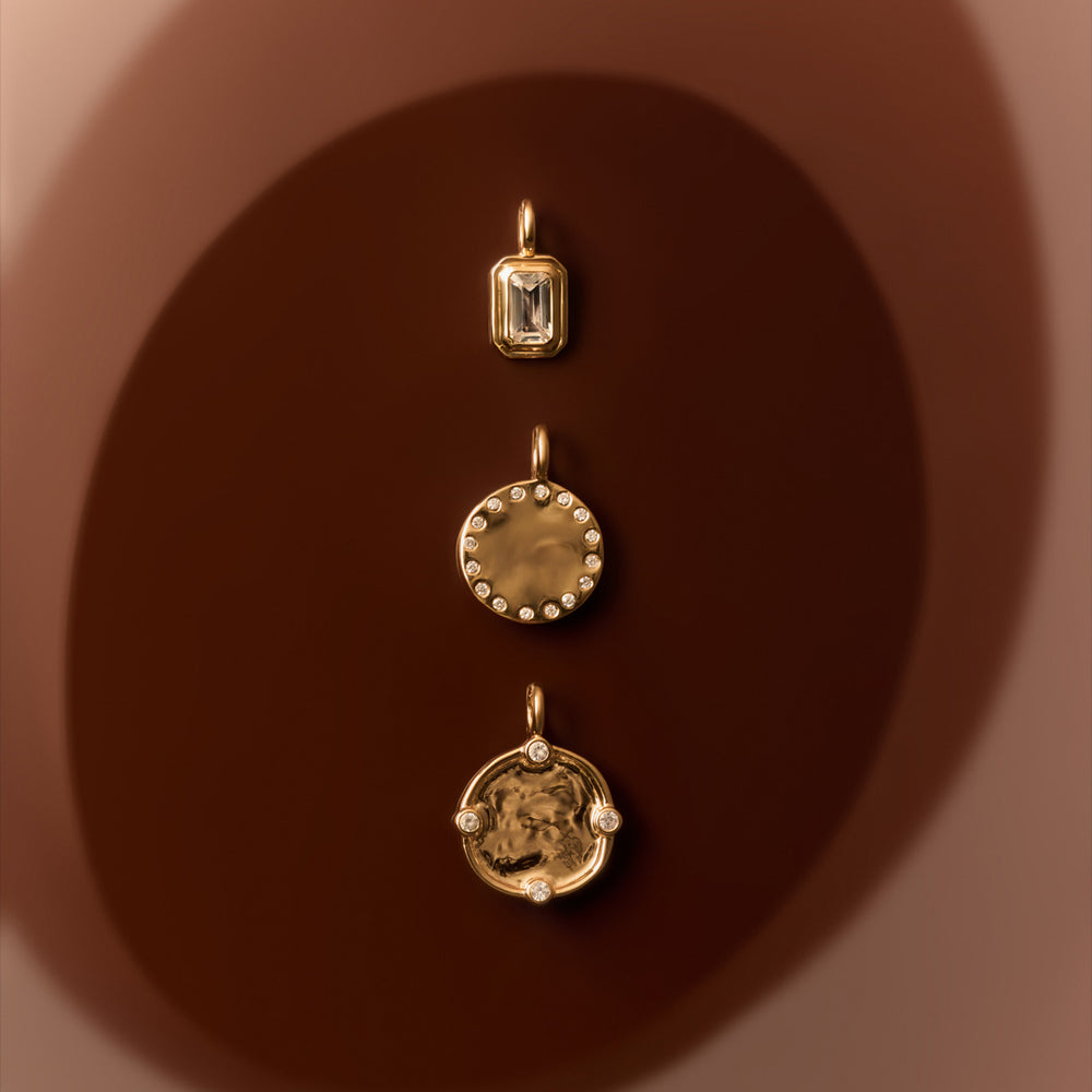 THE SOLID BIRTHSTONE SET (9K GOLD)