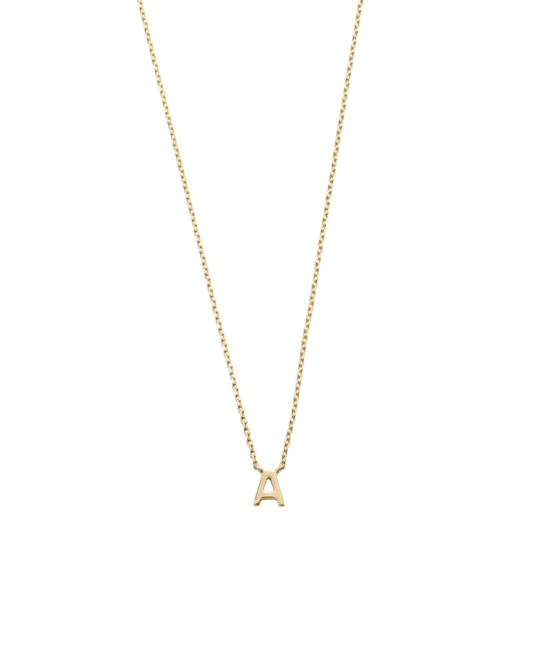 PETITE INITIAL NECKLACE (9K GOLD) IMAGE 1