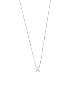 PETITE INITIAL NECKLACE (STERLING SILVER) IMAGE 1