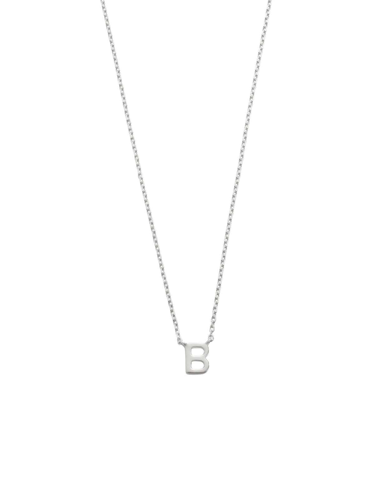 PETITE INITIAL NECKLACE (STERLING SILVER) IMAGE 4