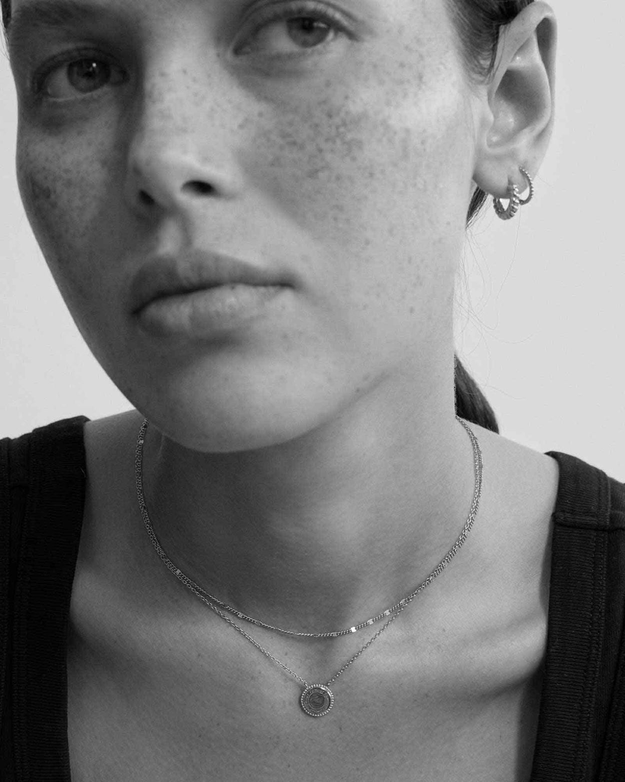 L'AMOUR HOOPS (STERLING SILVER) IMAGE 3