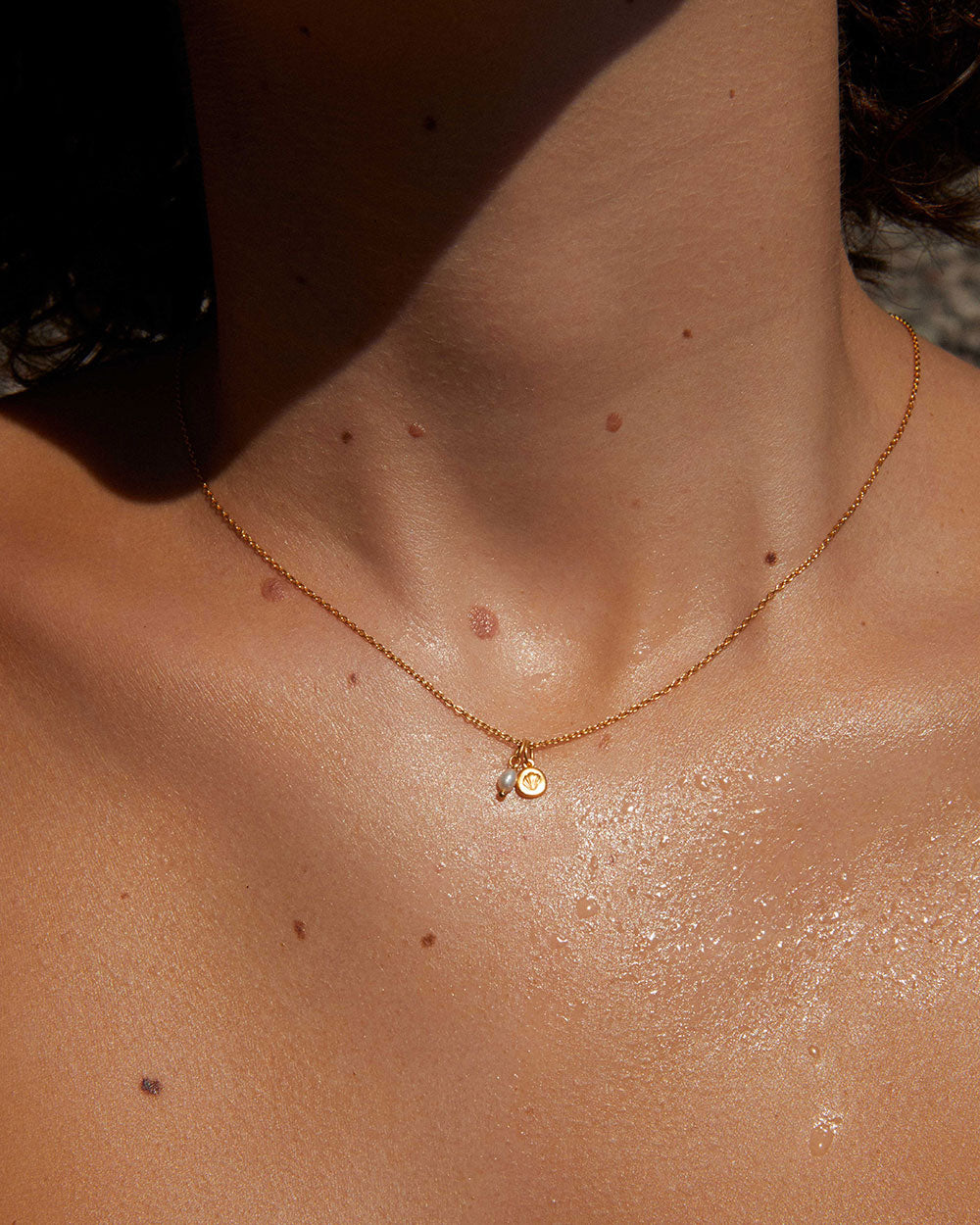MEMOIR PEARL NECKLACE (STERLING SILVER) IMAGE 5
