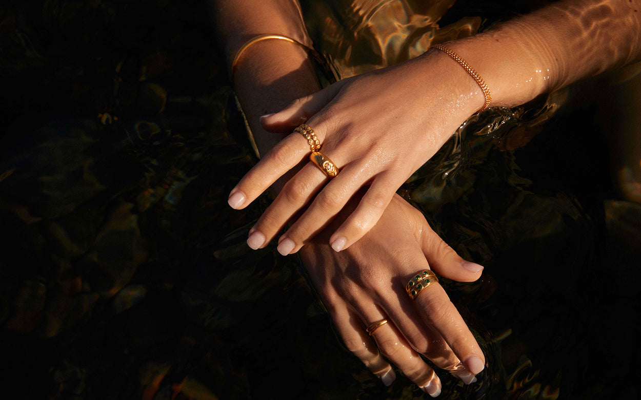 VACANZA RING (18K GOLD PLATED) IMAGE 5