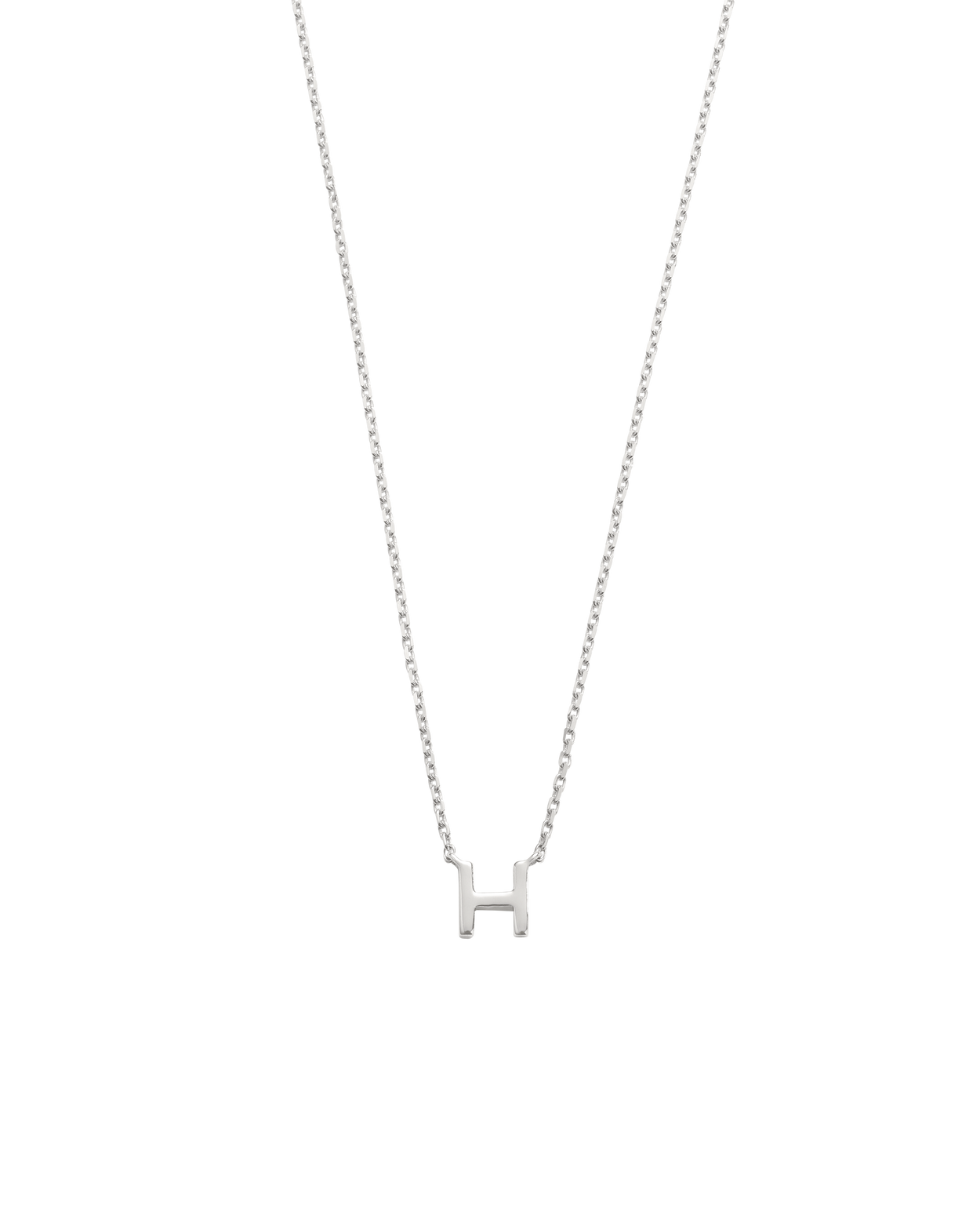 PETITE INITIAL NECKLACE (STERLING SILVER) IMAGE 13