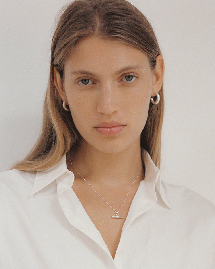 ROAM T-BAR NECKLACE (STERLING SILVER) IMAGE 2