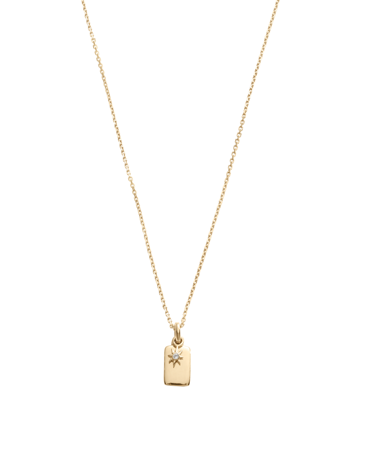 GUIDING STAR FINE NECKLACE (9K GOLD)