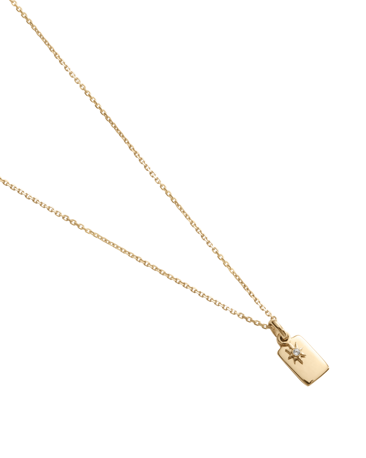 GUIDING STAR FINE NECKLACE (9K GOLD)