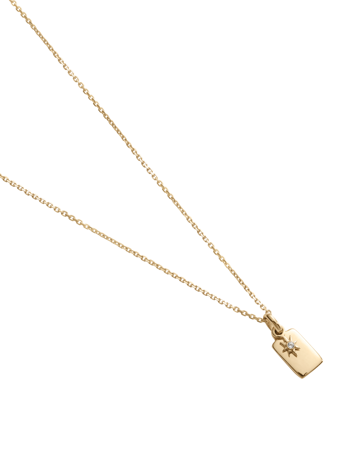 GUIDING STAR FINE NECKLACE (9K GOLD) IMAGE 4