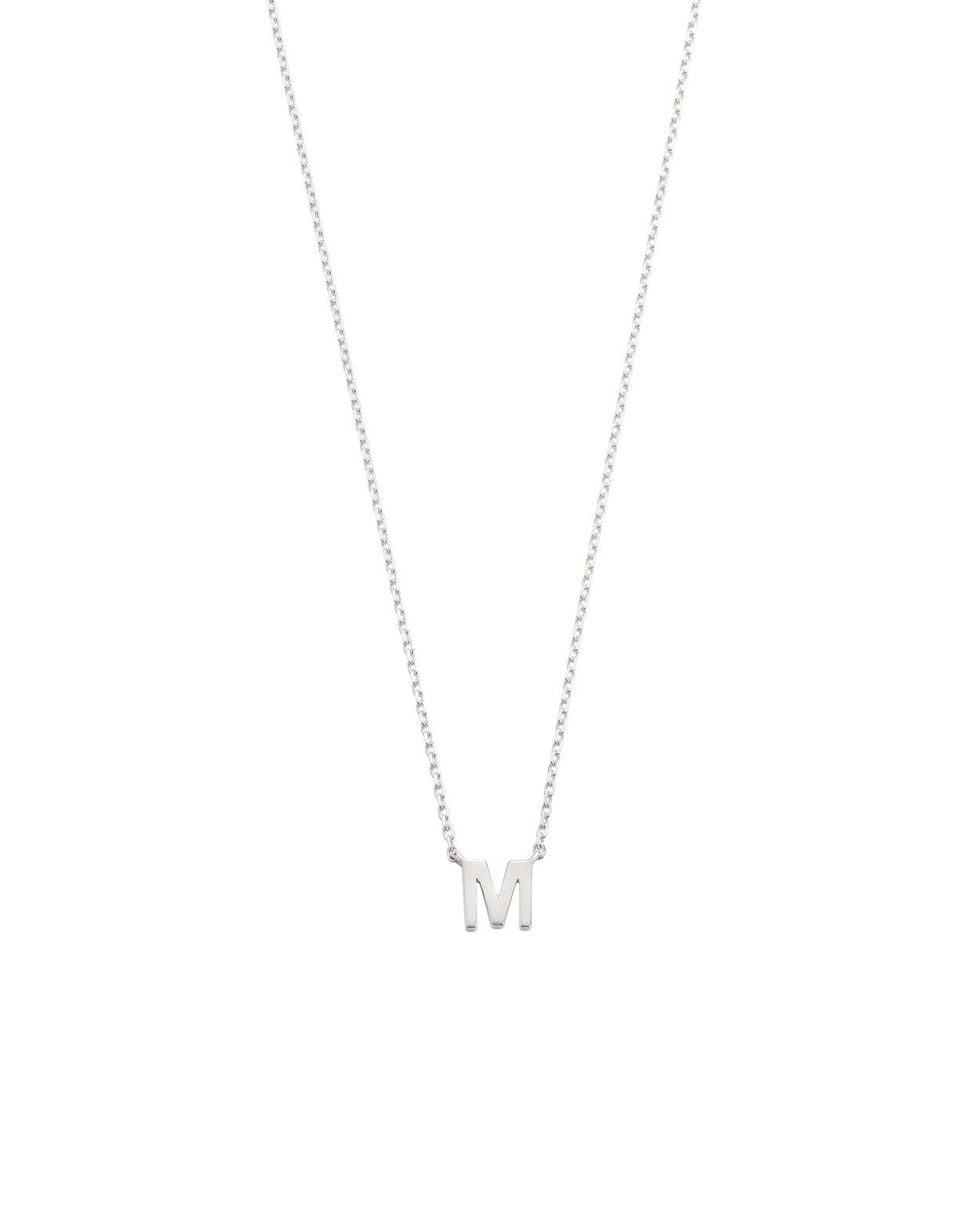 PETITE INITIAL NECKLACE (STERLING SILVER) IMAGE 18