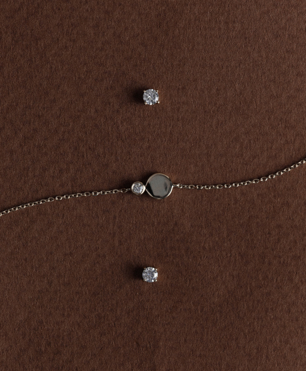 EVERLAST DIAMOND ENGRAVABLE NECKLACE (STERLING SILVER)