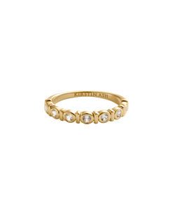 VALE TENNIS RING (18K GOLD PLATED)