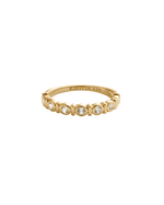 VALE TENNIS RING (18K GOLD PLATED)
