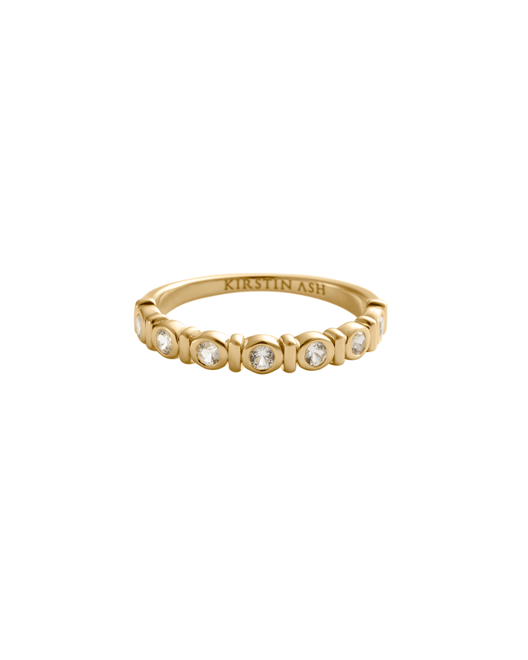 VALE TENNIS RING (18K GOLD PLATED)