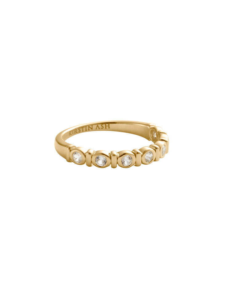 VALE TENNIS RING (18K GOLD PLATED)