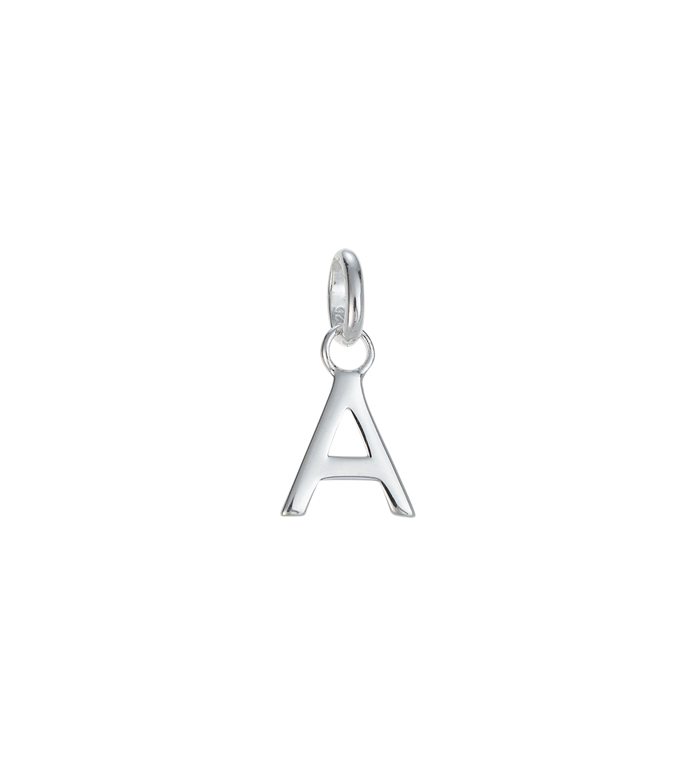 OUTLINE INITIAL A-Z (STERLING SILVER) IMAGE 6