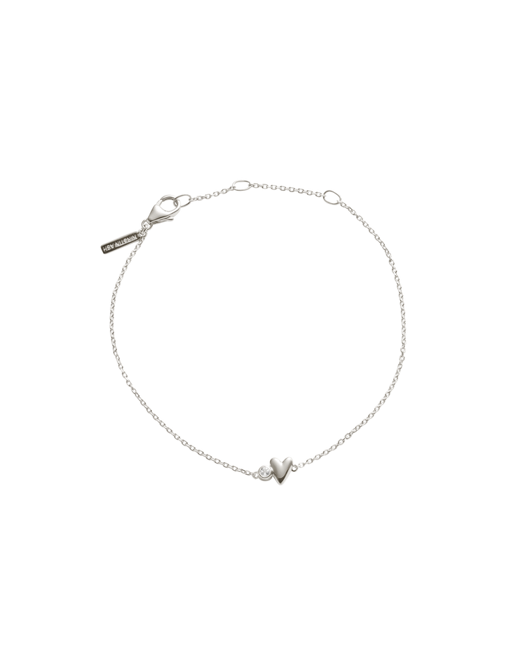 ABODE HEART BRACELET (STERLING SILVER)