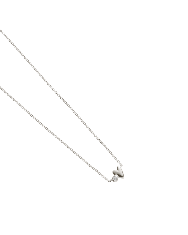 ABODE HEART NECKLACE (STERLING SILVER)
