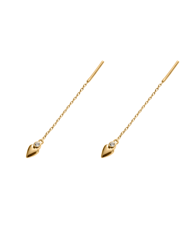 ABODE HEART THREADER (18K GOLD PLATED)