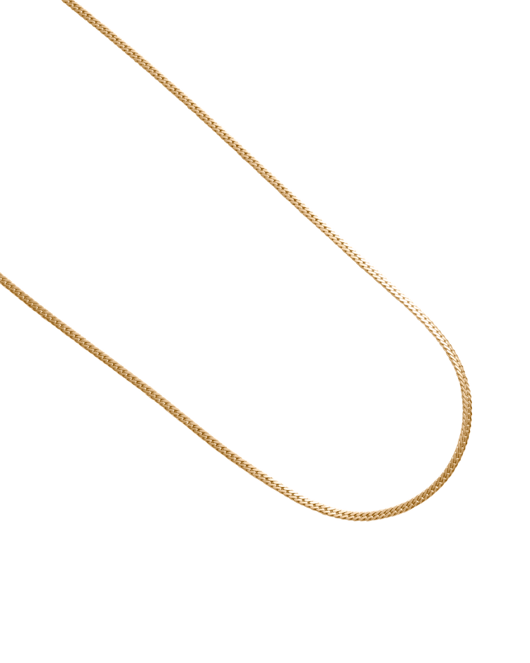 ALIGNMENT CHAIN NECKLACE (18K GOLD PLATED)