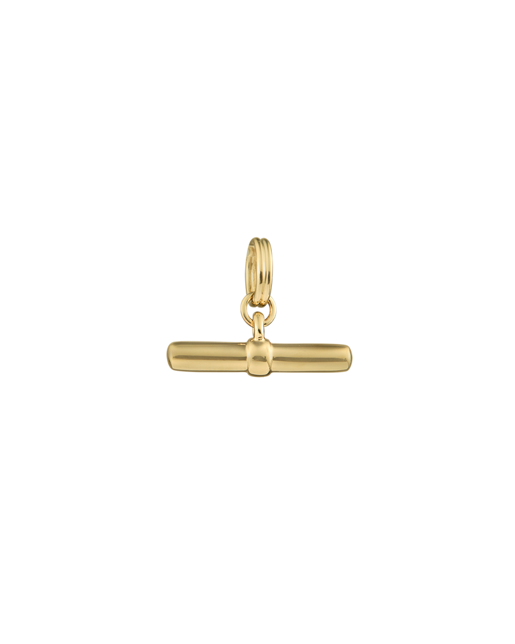 ALIGN T-BAR CHARM (9K GOLD) IMAGE 1