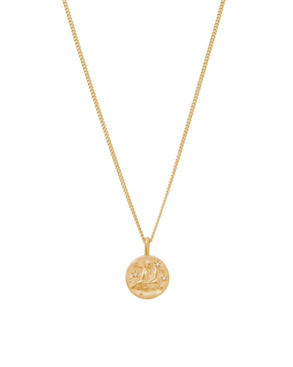 PETITE ZODIAC NECKLACE (18K GOLD VERMEIL) IMAGE 8
