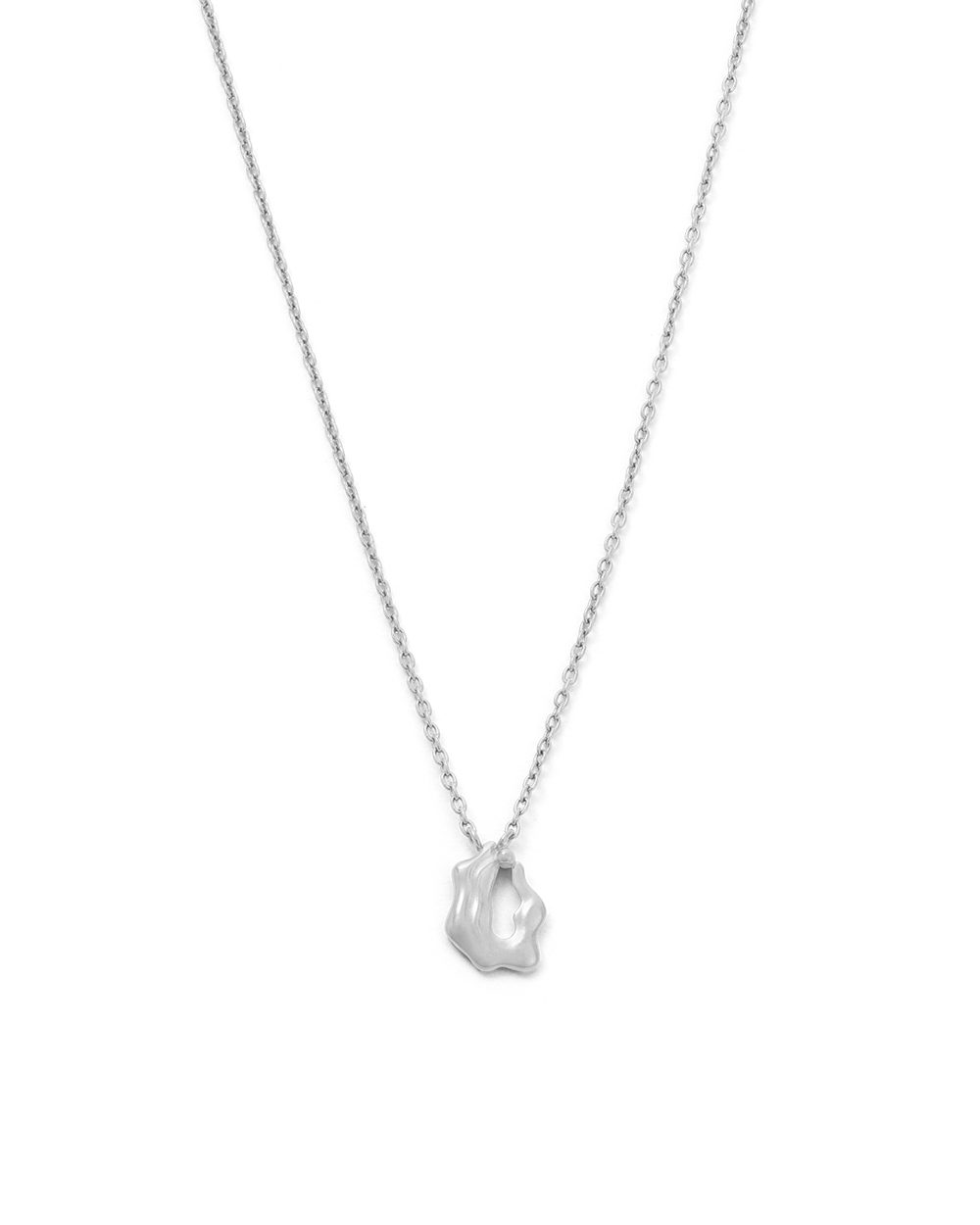 AQUARIUS STAR SIGN NECKLACE (STERLING SILVER) IMAGE 1